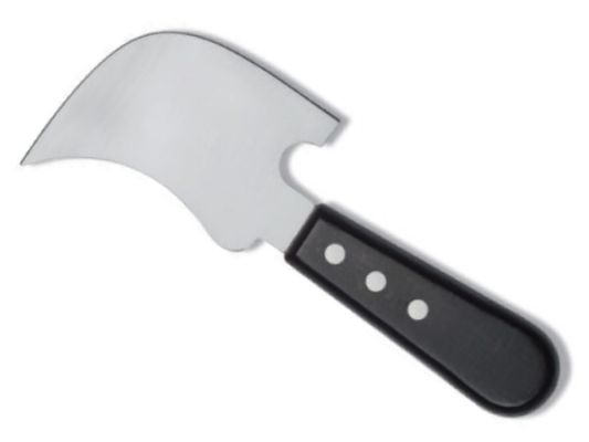 Viertelmondmesser Deluxe mit feinstpolierter und leicht flexibler Klinge Profi Qualität